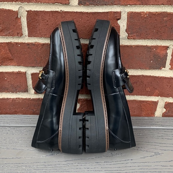 Sam Edelman Black Platform Loafers - Picture 7 of 12
